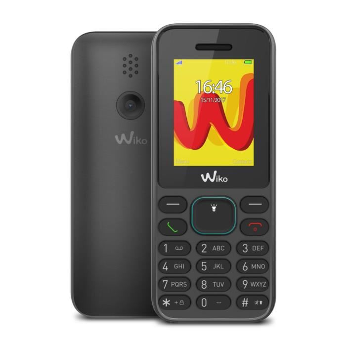 Telephone Portable Wiko Lubi 5 Noir 18 Gsm 800 Mah