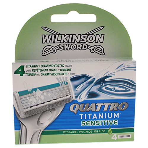 Wilkinson Lames Quattro Titanium Sensitive+ Par 4
