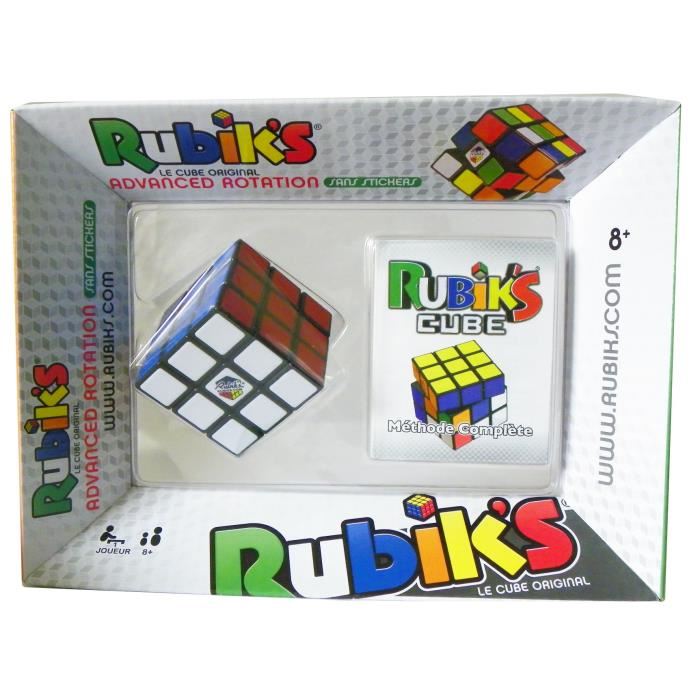 Rubik's Cube 3x3 Advanced Rotation - Rubik's - Nouvelle Generation Sans Stickers - Methode De Resolution Incluse