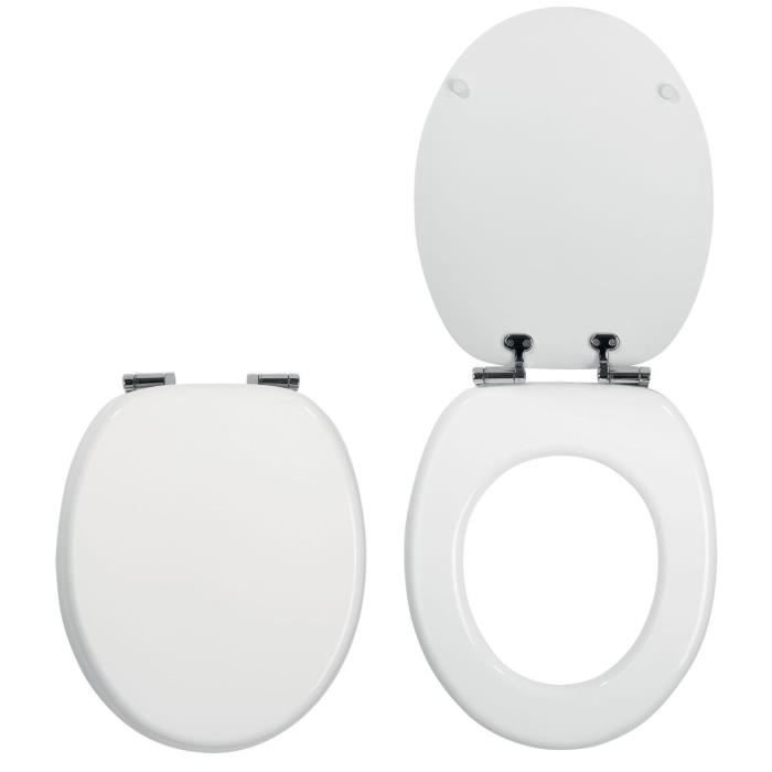 Abattant Wc Casual Woody Lux Soft Close Wirquin 20719569, Blanc