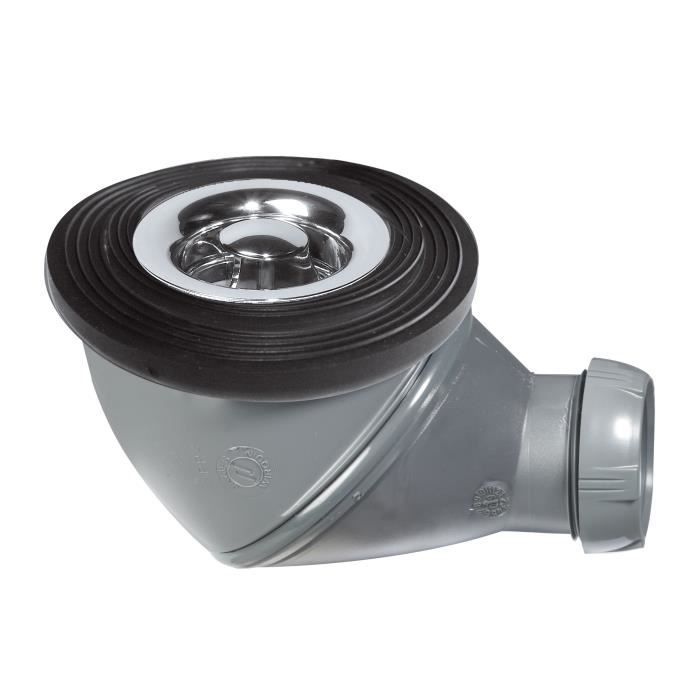 Wirquin Bonde De Douche James - Ø 50 Mm - Grille En Abs Chrome