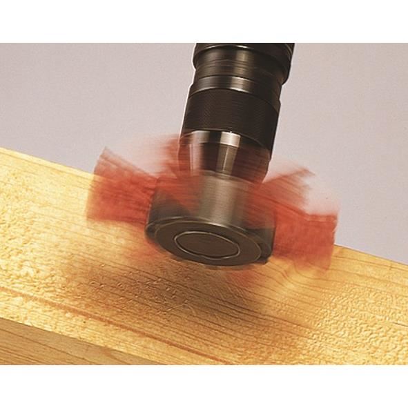 Brosse en nylon eventail pour multimatiere WOLFCRAFT 1512000, Diam.100 mm