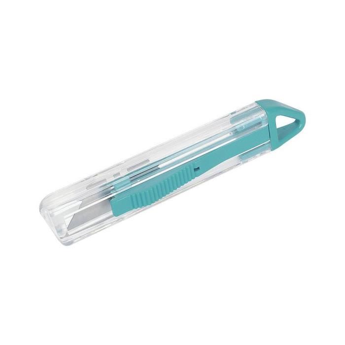 Cutter - Wolfcraft - Lame Trapeze - Securite - Plastique - Ergonomique