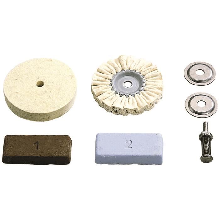 Kit de renovation chromes auto-moto pour metal WOLFCRAFT 2178000, Diam.0 mm