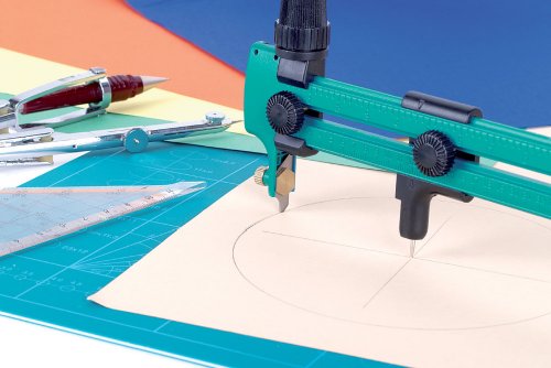 Wolfcraft 4151000 1 Compas-Cutter, Vert