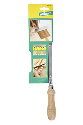 Scie A Araser Wolfcraft Avec Manche Rotatif Et Angulaire Metal Et Bois Gris