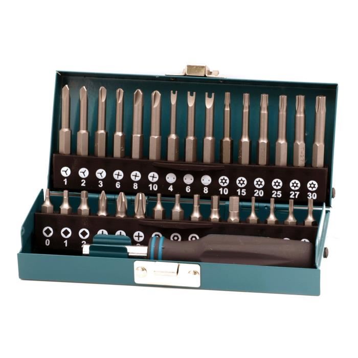 Coffret Dembouts De Vissage De Securite Wolfcraft 1386000 Embouts Torx Longueur 25 Ou 50 Mm