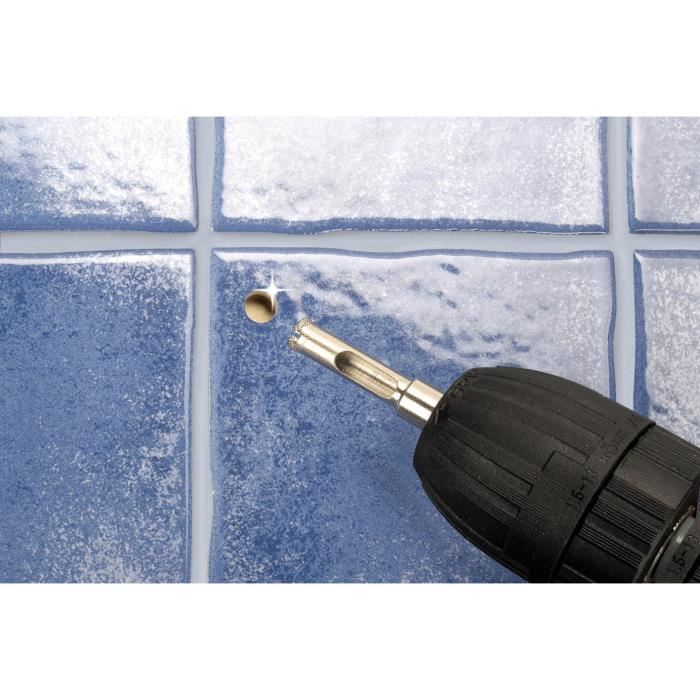 Coffret De 4 Trepans Diamant - Wolfcraft - Diametre 5 6 8 10 Mm - Profondeur De Coupe 30 Mm - 8771000