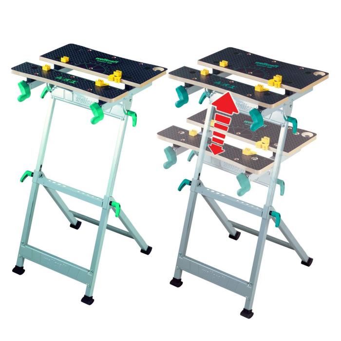 Wolfcraft Master 600 Etabli De Serrage Modulable Et Reglable En Hauteur Ref 6182000