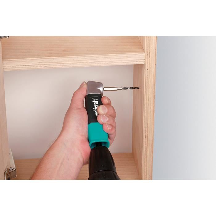 Renvoi Dangle Compact Pour Percer Et Visser A 90° Wolfcraft 4688000