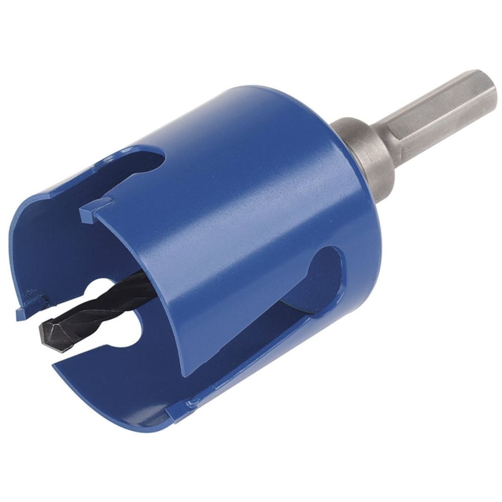 Scie Cloche Multi-materiaux Ø 127 Avec Axe Et Foret Profondeur De Coupe 60 Mm - Wolfcraft 5961000