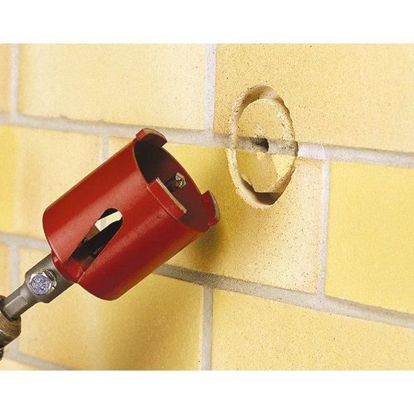 Wolfcraft Trepan Diamant Parpaing P70 Diametre 82 Mm