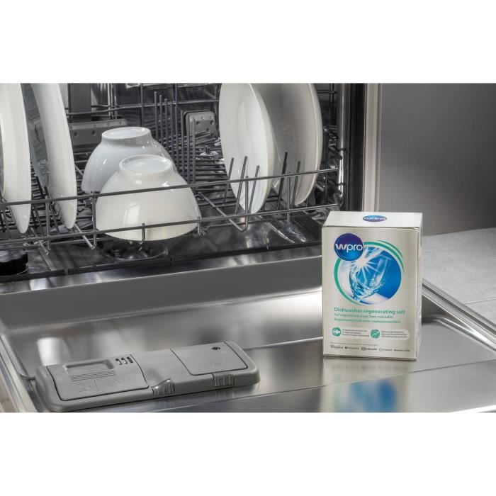 Sel Regenerant Pour Lave-vaisselle Wpro Dws115 - Boîte De 1 Kg