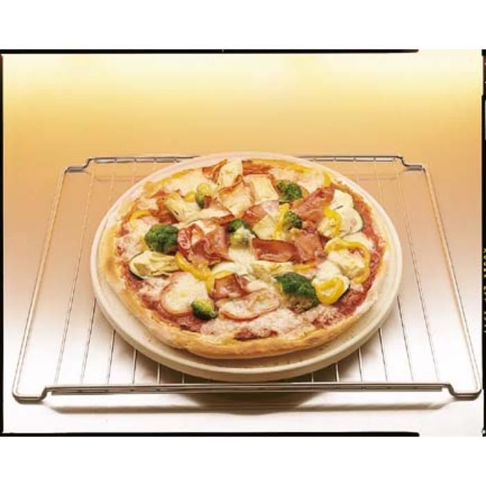 Wpro Ptf100 Pierre A Pizza : Contient Une Plaque En Terre Cuite, Une Pelle D'enfournement En Bois Et Un Livret De Recettes