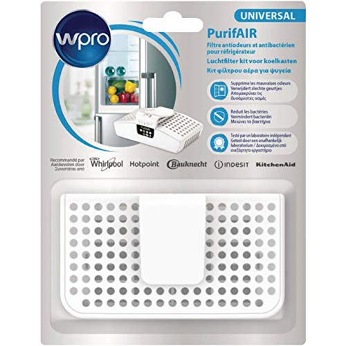 Filtre Anti-odeurs Et Antibacterien Pour Refrigerateur Universel Wpro Pur100 Avec Support