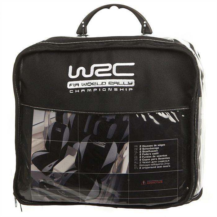 Lot  De 5 Housses Avant Arriere 2/3 1/3 Et Appuie Tete - Wrc - Universelles - Fixation Simple -compatible Airbag