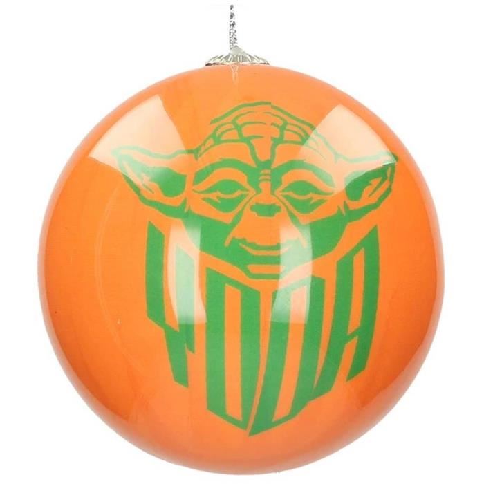 Star Wars Christmas Bauble - Yoda And Logo