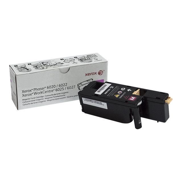 Xerox Cartouche De Toner Dorigine Magenta De Capacite Standard 1000p Phaser 6020 6022 Workcentre 6025 6027