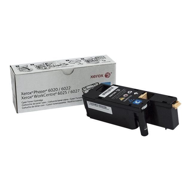 Xerox D'origine Xerox WC 6027 toner (106 R 02756) cyan, 1 000 pages, 5,41 centimes par page - remplace toner 106R02756 pour Xerox WC6027