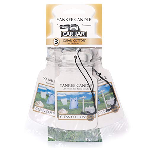 Yankee Candle Clean Cotton Accroche Porte Parfume 3 Pcs