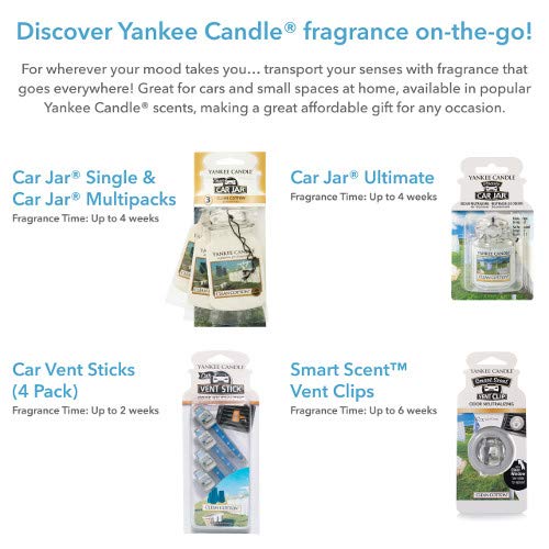 Yankee Candle Clean Cotton Accroche Porte Parfume 3 Pcs