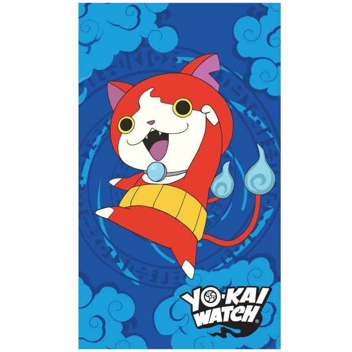 Yo Kai Watch Gang Drap De Plage Coton 70x120cm