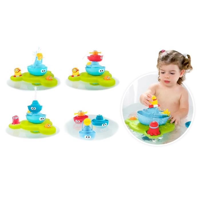 Jouet De Bain La Fontaine Magique - Yookidoo - 7 Pieces Empilables - Mixte - A Partir De 12 Mois