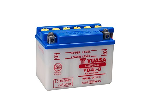 Batterie yuasa yb4l-b conventionnelle livree avec pack acide