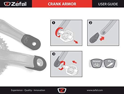 Zefal Crank Armor Protection De Manivelle Cyclisme Mixte Adulte, Jaune... 