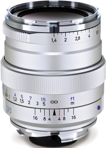 Zeiss Distagon T 35mm F14 Zm Leica Silver