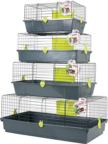 Cage Zolux Classic 80 Gris Metal Et Plastique 80x50x50 Cm