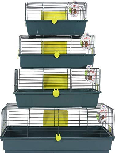 Cage Zolux Classic 80 Gris Metal Et Plastique 80x50x50 Cm