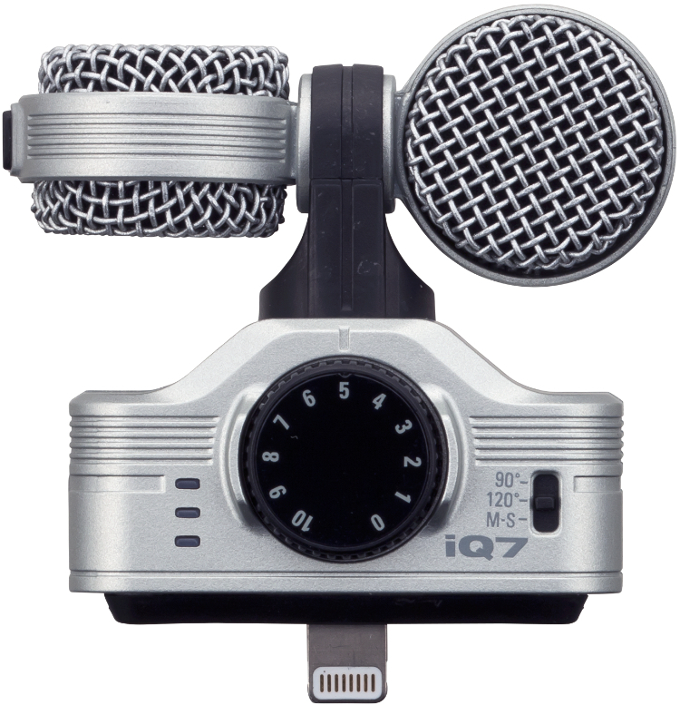 Zoom Enregistreur Iq7 - Microphone Stereo Mid-side Pour Ios(new)