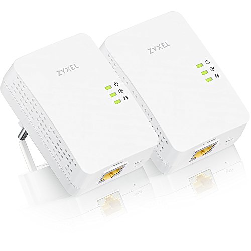 Zyxel Communications Zyxel Pla5405 - Twin-pack - Kit D'adaptation Pour Courant Porteur 1gbe, Homeplug Av (hpav), Homeplug Av (hpav) 2.0, Ieee 1901 - - Branchement Mural (pack De 2)