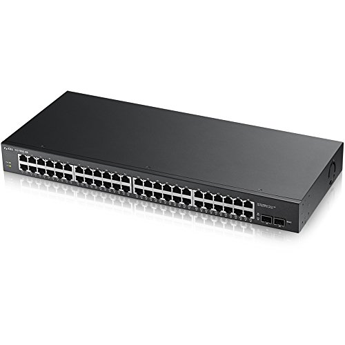 Gs1900-48 Commutateur, 48 Ports, Gere, Gigabit Ethernet, Ports 48 X 10/ 100/ 1000 + 2 X Gigabit Sfp, Dimensions (lxpxh) 44 Cm X 20 Cm X 4.4 Cm, Poids 2.9 Kg